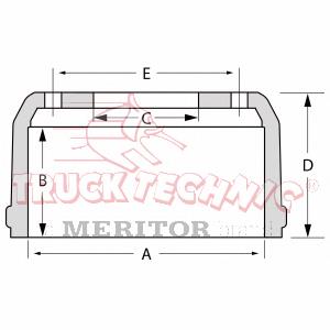 TTBD2111 Trucktechnic freno de tambor trasero