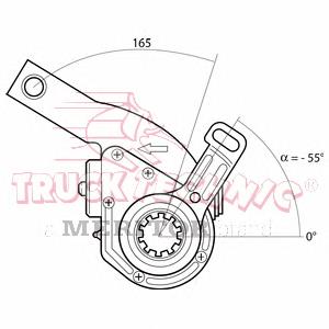 TT7002660 Trucktechnic trinquete de freno del eje trasero