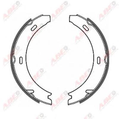 Comprar CRM001ABE ABE Juego de zapatas de frenos, freno de estacionamiento