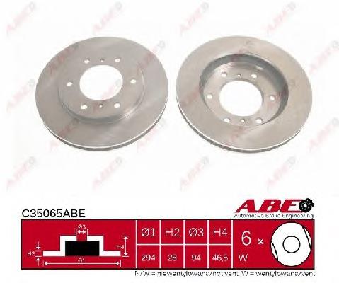 Comprar C35065ABE ABE Freno de disco delantero