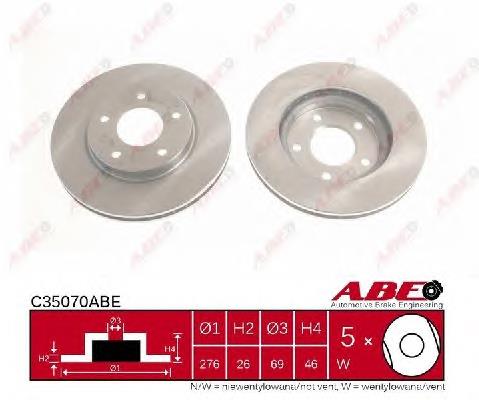 Disco de freno C35070ABE ABE