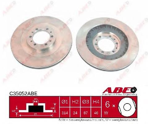 Disco de freno C35052ABE ABE