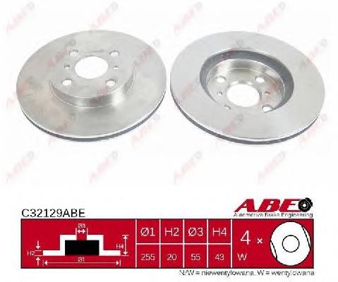 Disco de freno C32129ABE ABE
