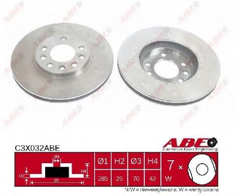 Disco de freno C3X032ABE ABE