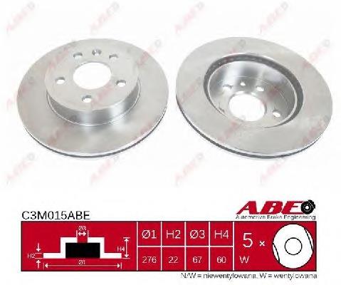Disco de freno C3M015ABE ABE