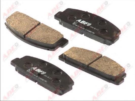 Pastillas traseras ABE C23002ABE