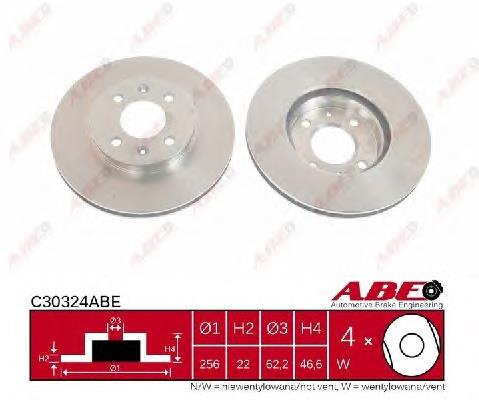 Comprar C30324ABE ABE Freno de disco delantero