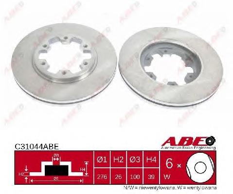 Disco de freno C31044ABE ABE