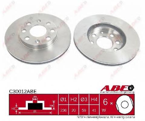 Comprar C30012ABE ABE Freno de disco delantero