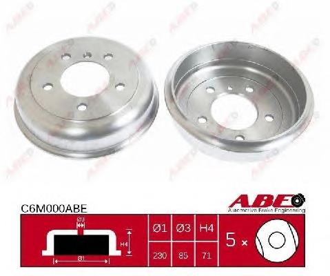 C6M000ABE ABE Tambor de freno trasero