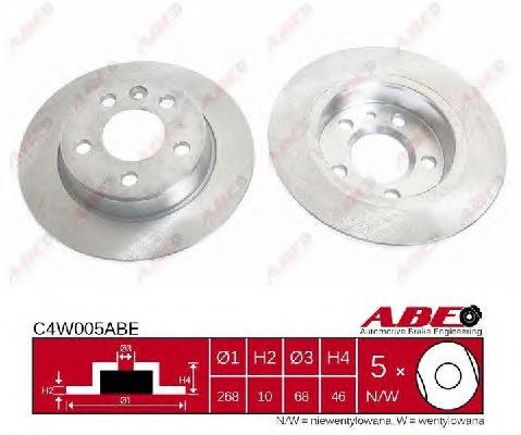 Frenos traseros ABE C4W005ABE