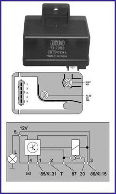 132082 Huco alternador diodo puente rectificador