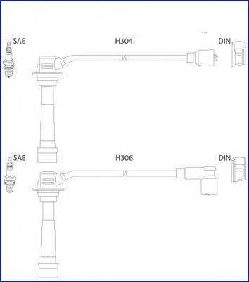 Cables de bujías para Mazda 626 GV