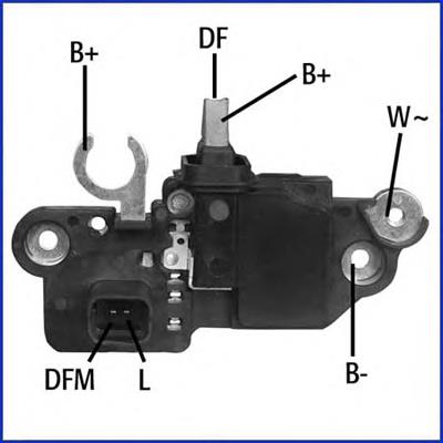 Regulador De Rele Del Generador (Rele De Carga) F00M145375 Bosch