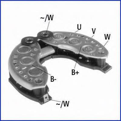 Alternador Diodo Puente Rectificador 132985 Cargo