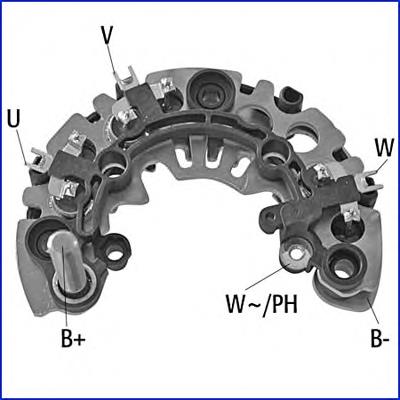 Alternador Diodo Puente Rectificador IXR631 WAI