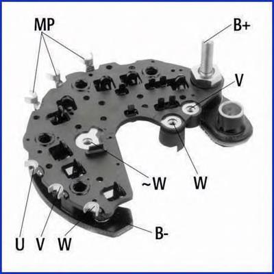 Alternador Diodo Puente Rectificador VALEO 593327