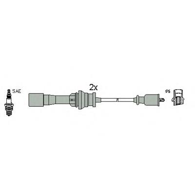 Cables de bujías Mazda 323 VI (BJ)