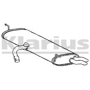 Comprar Silenciador trasero Volkswagen Touran I 1T1, 1T2 a bajo precio