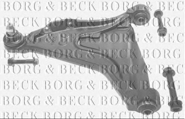 BCA5976 Borg&beck barra oscilante, suspensión de ruedas delantera, inferior izquierda