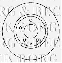 BBD4651 Borg&beck freno de disco delantero