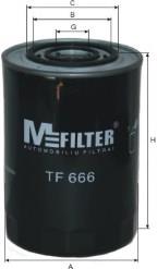 TF666 Mfilter filtro de aceite