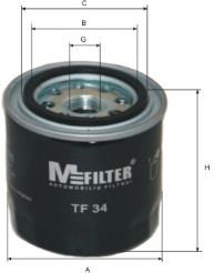 Filtro de aceite Mfilter TF34 precio, desde 13,97 USD