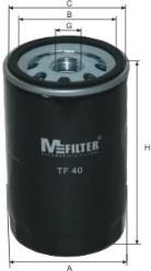 TF40 Mfilter filtro de aceite