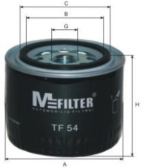 TF54 Mfilter filtro de aceite