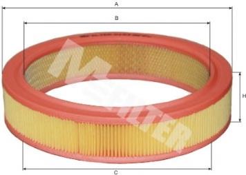 El filtro de aire Mfilter A123 precio, desde 5,11 EUR