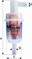 DF11 Mfilter filtro combustible