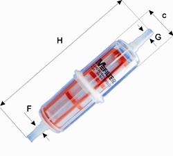 DF022 Mfilter filtro combustible