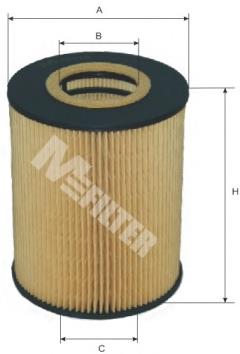 TE612 Mfilter filtro de aceite