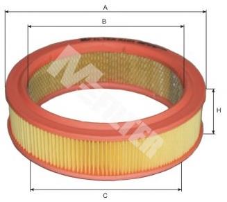 Filtro aire Mfilter A101