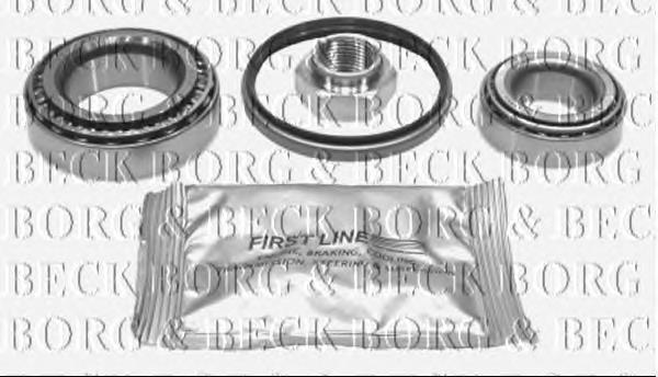 BWK119 Borg&beck cojinete de rueda trasero
