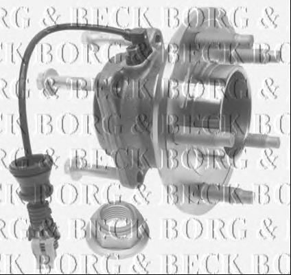 BWK1193 Borg&beck cubo de rueda trasero