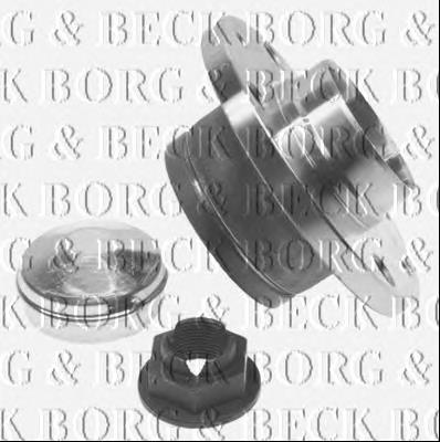 BWK1167 Borg&beck cubo de rueda trasero