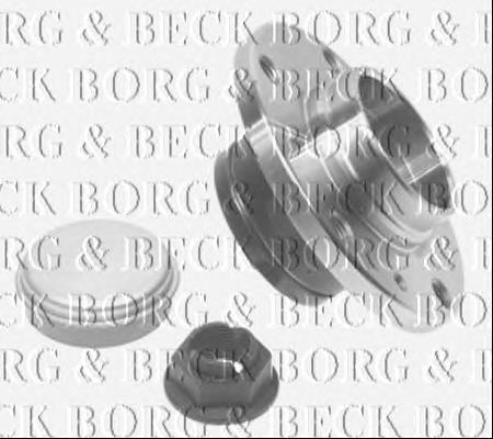 BWK1168 Borg&beck cubo de rueda trasero