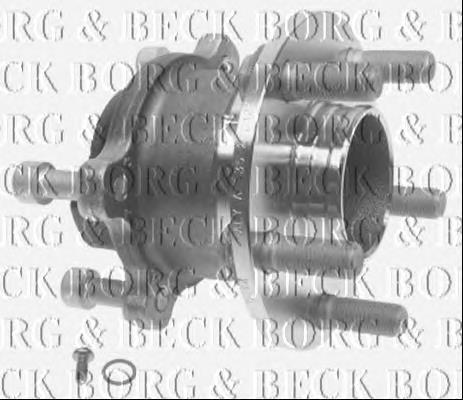 BWK1172 Borg&beck cubo de rueda trasero