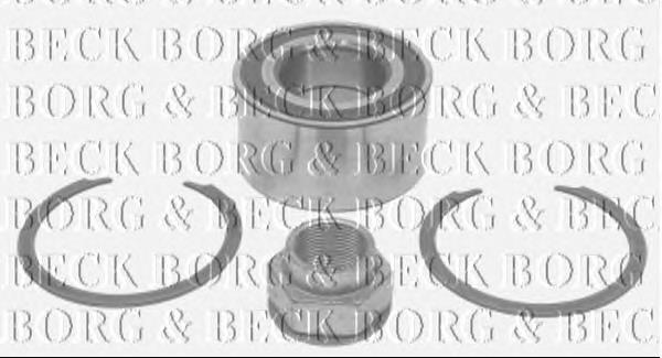 BWK1164 Borg&beck cojinete de rueda delantero