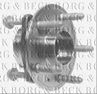 BWK1166 Borg&beck cubo de rueda trasero
