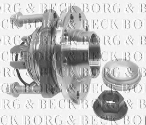 BWK1180 Borg&beck cubo de rueda delantero