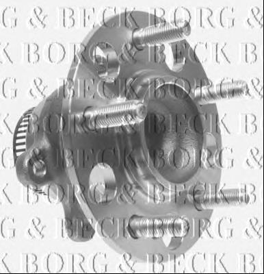 BWK1182 Borg&beck cubo de rueda trasero