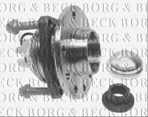 BWK1179 Borg&beck cubo de rueda delantero