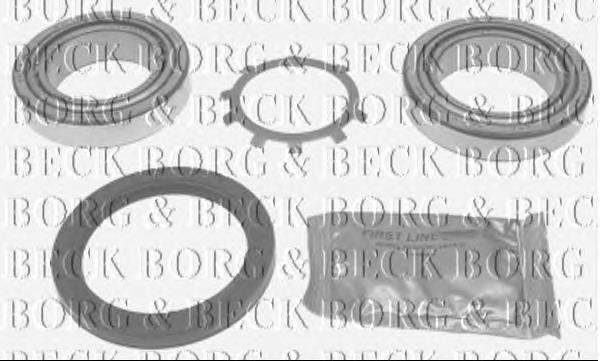 BWK1230 Borg&beck cojinete de rueda trasero