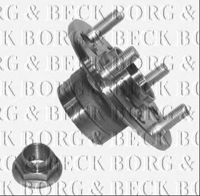 BWK123 Borg&beck cubo de rueda trasero