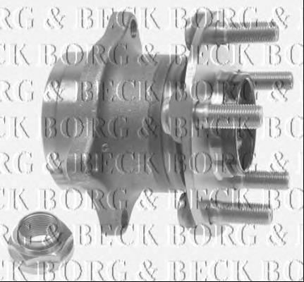 BWK1238 Borg&beck cubo de rueda trasero