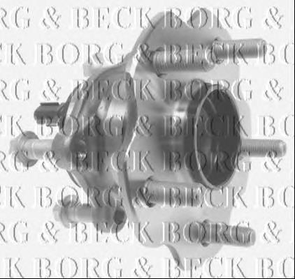 BWK1239 Borg&beck cubo de rueda trasero