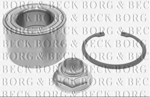 Cojinete de rueda trasero BWK1224 Borg&beck