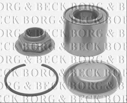 BWK1107 Borg&beck cojinete de rueda trasero